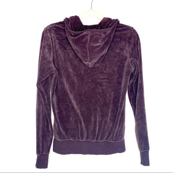 Vintage Nike Dark Purple Velvet Track Jacket, Medium - Picture 6 of 6